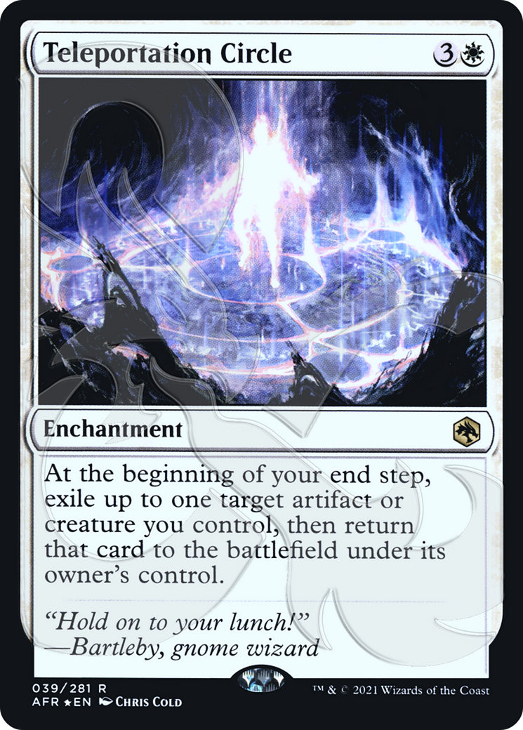 Teleportation Circle - Promo [PAFR-39a]