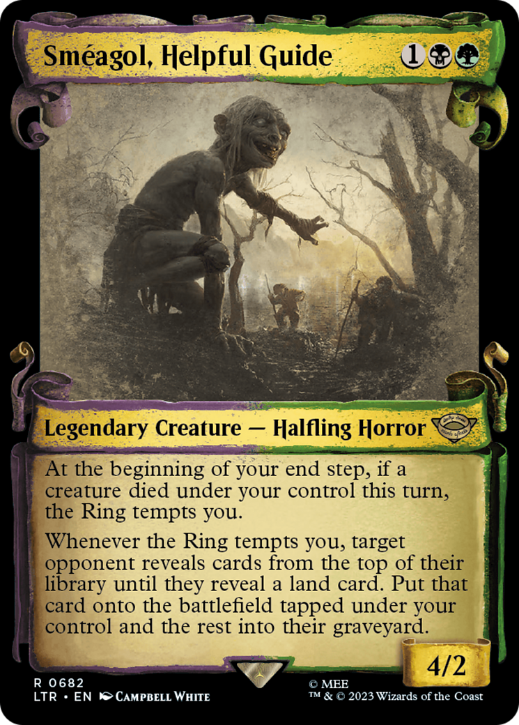 Sméagol, Helpful Guide - Scroll Showcase [LTR-682]