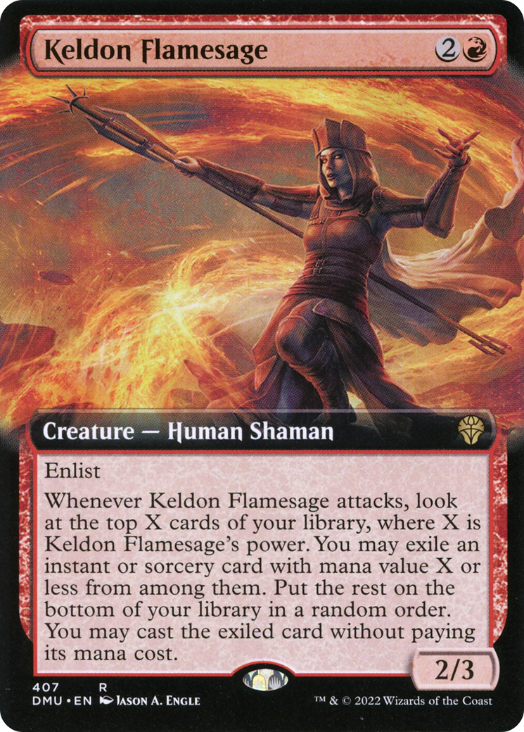 Keldon Flamesage - Extended Art [DMU-407]