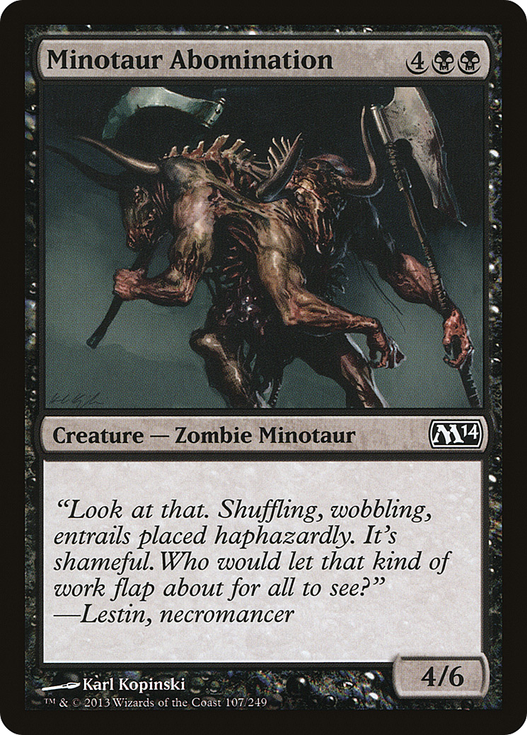 Minotaur Abomination [M14-107]