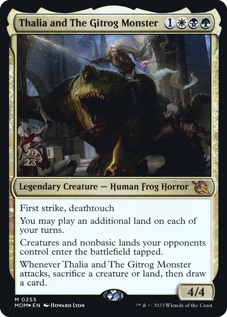 Thalia and The Gitrog Monster - Prerelease Promo [PMOM-255s]