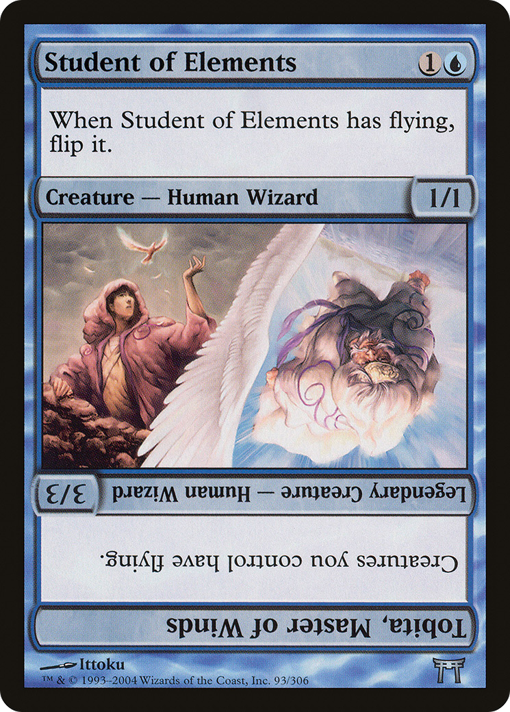 Student of Elements // Tobita, Master of Winds [CHK-93]