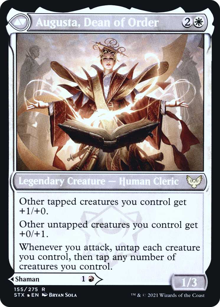 Plargg, Dean of Chaos // Augusta, Dean of Order - Prerelease Promo [PSTX-155s]