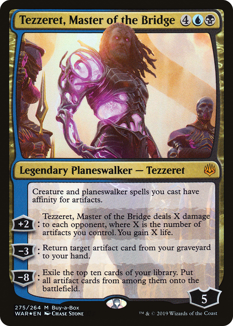 Tezzeret, Master of the Bridge - Buy-a-Box Promo [WAR-275]