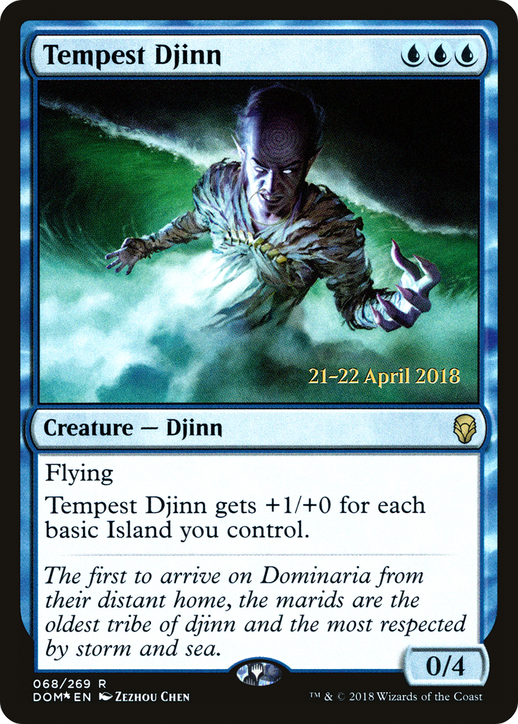 Tempest Djinn - Prerelease Promo [PDOM-68s]