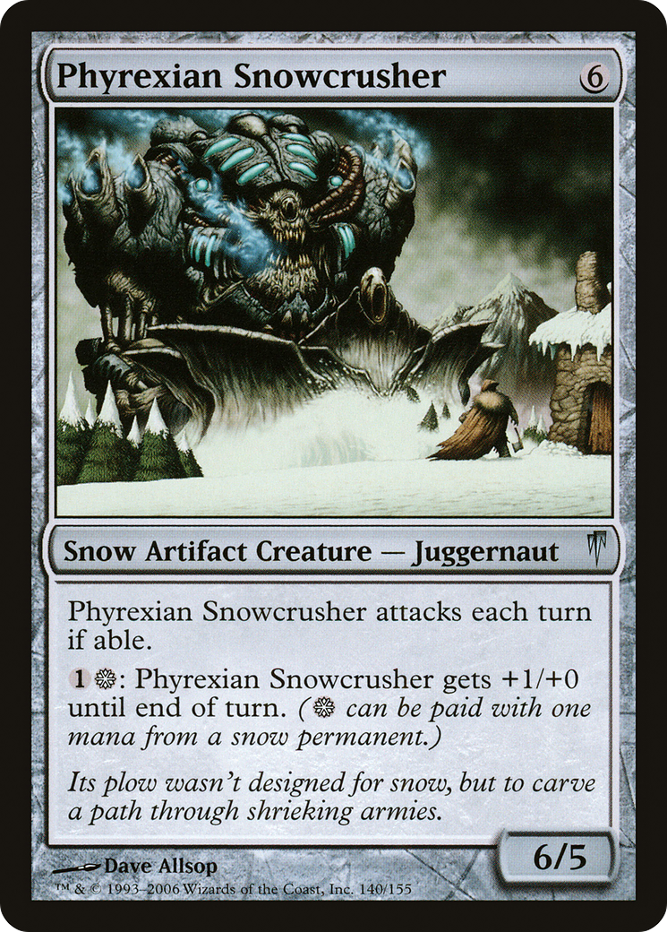 Phyrexian Snowcrusher [CSP-140]