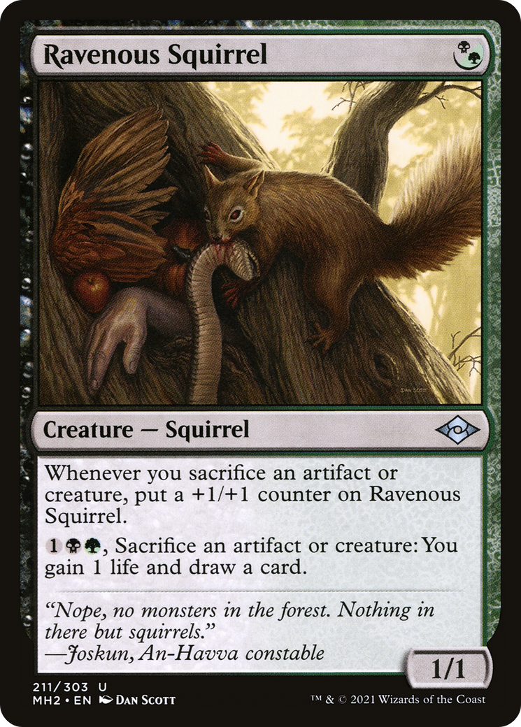 Ravenous Squirrel [MH2-211]