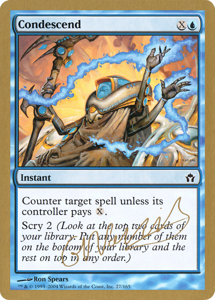 Condescend [WC04-gn27]