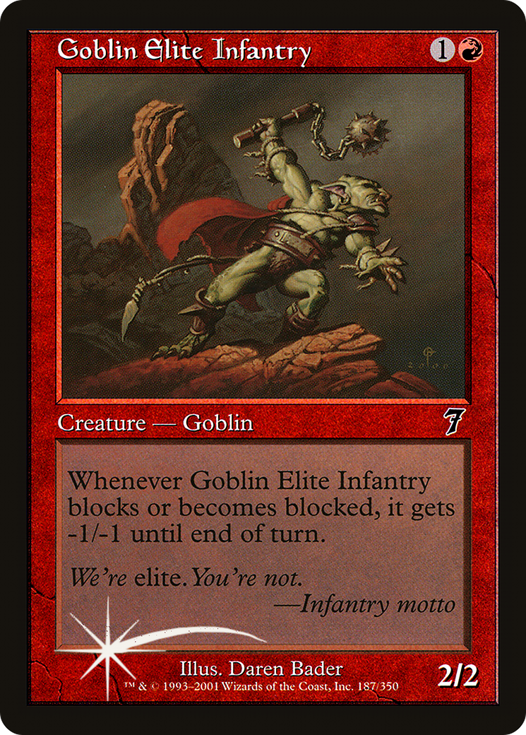 Goblin Elite Infantry [7ED-187★]