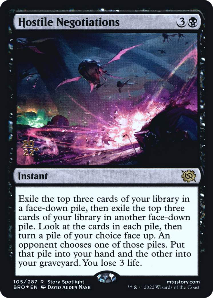 Hostile Negotiations - Prerelease Promo [PBRO-105s]