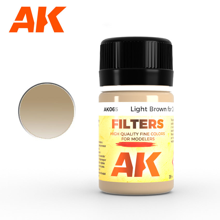 Light Brown For Desert Yellow (Afrika Korps Filter)