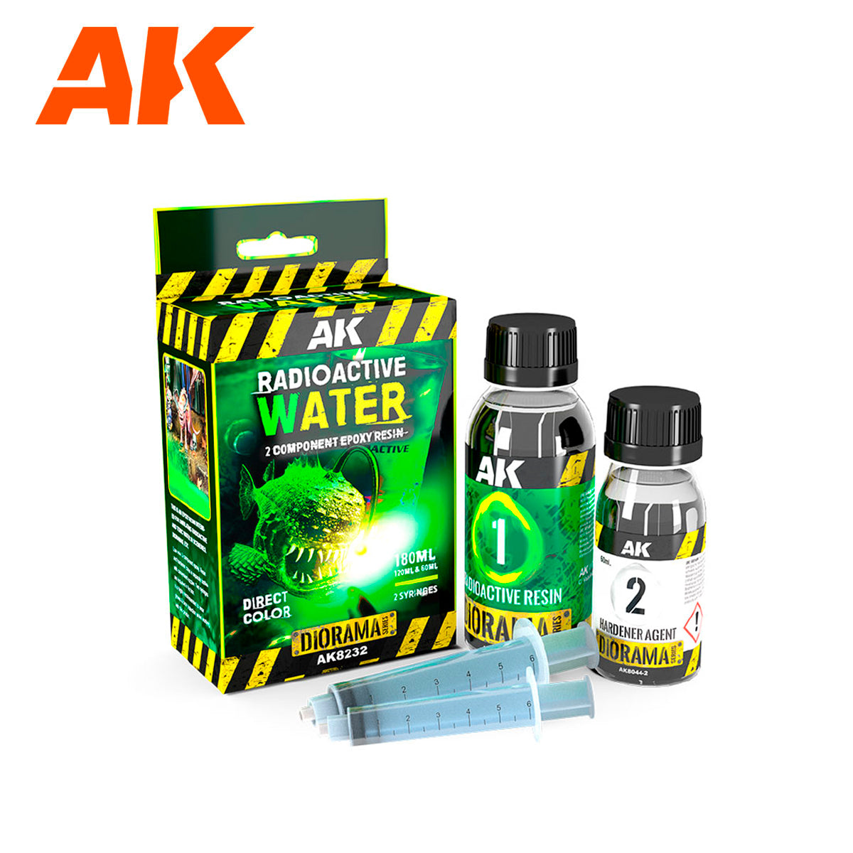 Resin Radioactive Water – 2 Components Epoxy Resin 180mL