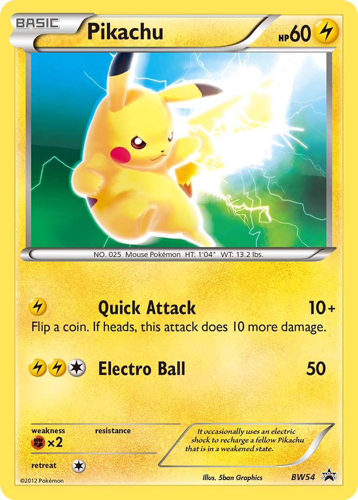 Pikachu [BWP-BW54]