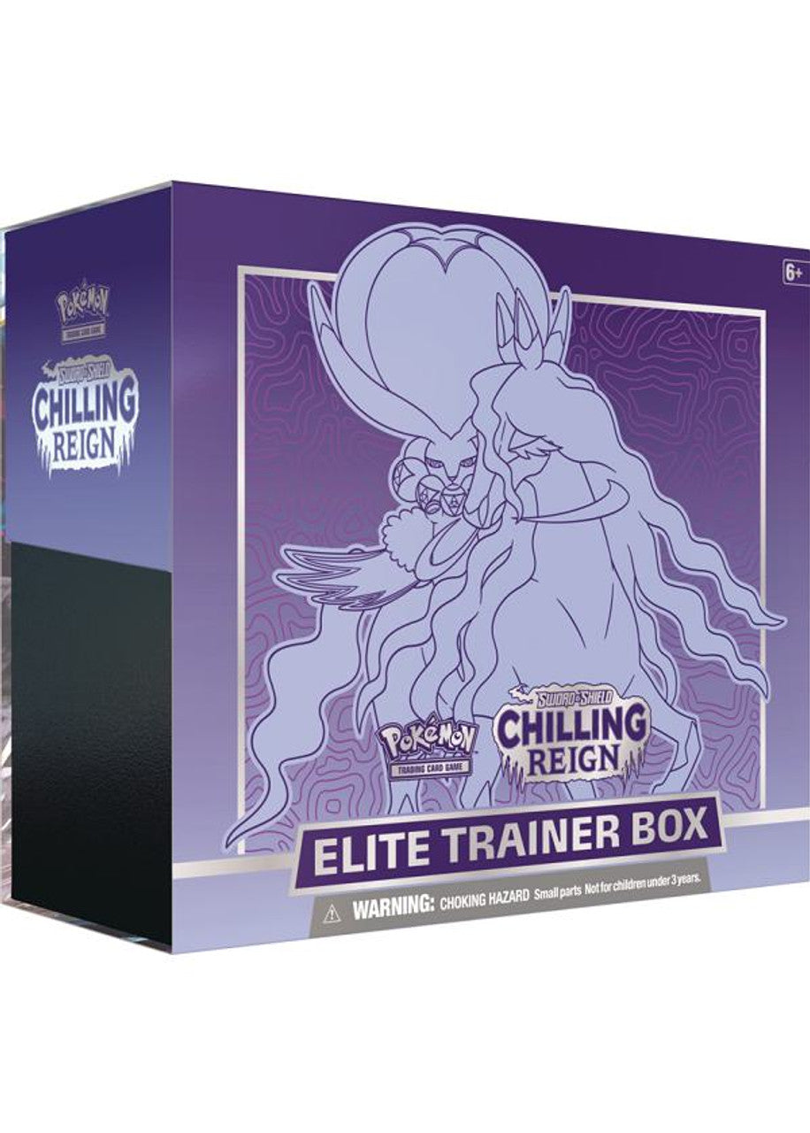 Pokémon TCG: Sword & Shield - Chilling Reign Elite Trainer Box - Shadow Rider Calyrex