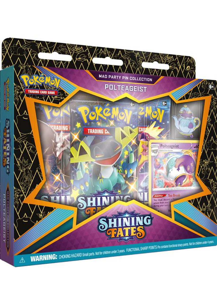 Pokémon TCG: Shining Fates Mad Party Pin Collection - Polteageist