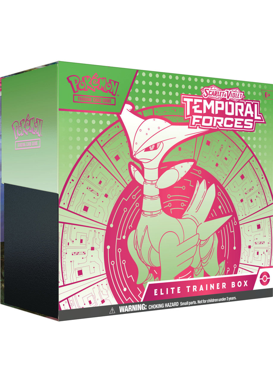 Pokémon TCG: Scarlet & Violet - Temporal Forces - Elite Trainer Box - Iron Leaves