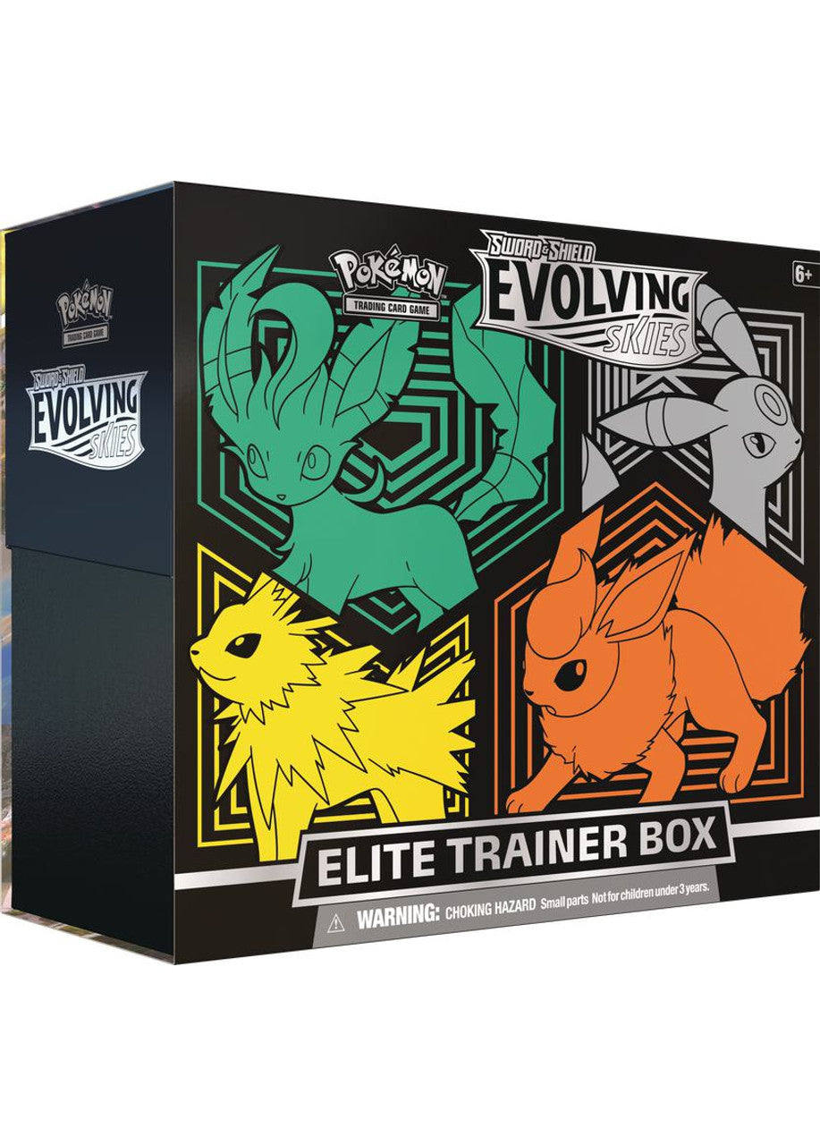 Pokémon TCG: Sword & Shield - Evolving Skies Elite Trainer Box - Leafeon