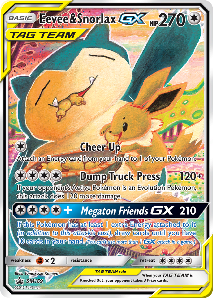 Eevee & Snorlax-GX [SMP-SM169]