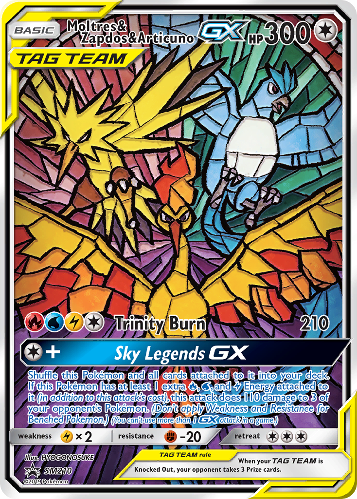 Moltres & Zapdos & Articuno-GX [SMP-SM210]
