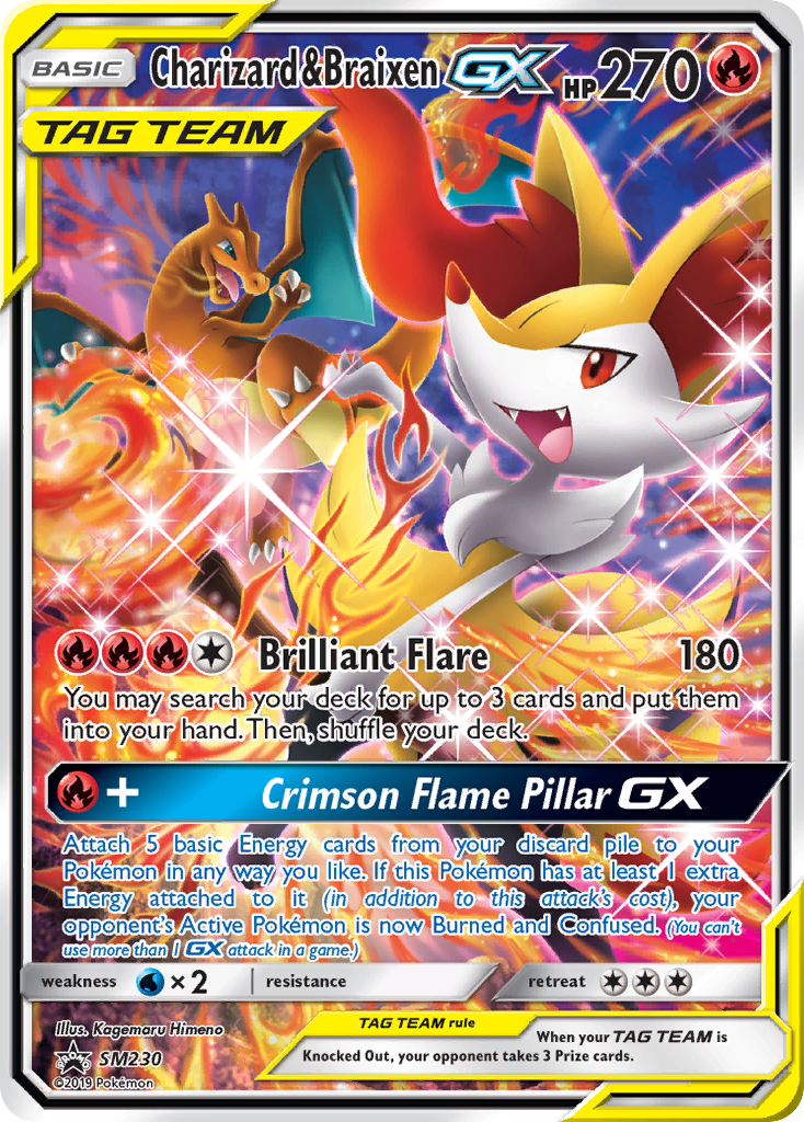Charizard & Braixen-GX [SMP-SM230]