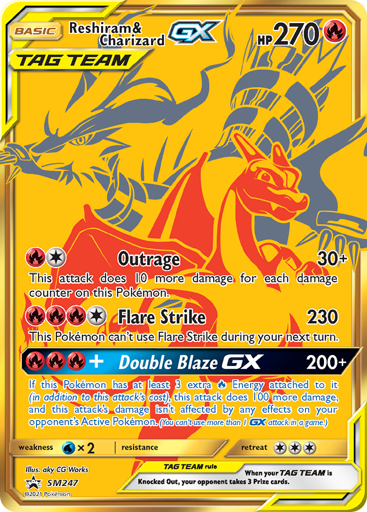 Reshiram & Charizard-GX [SMP-SM247]