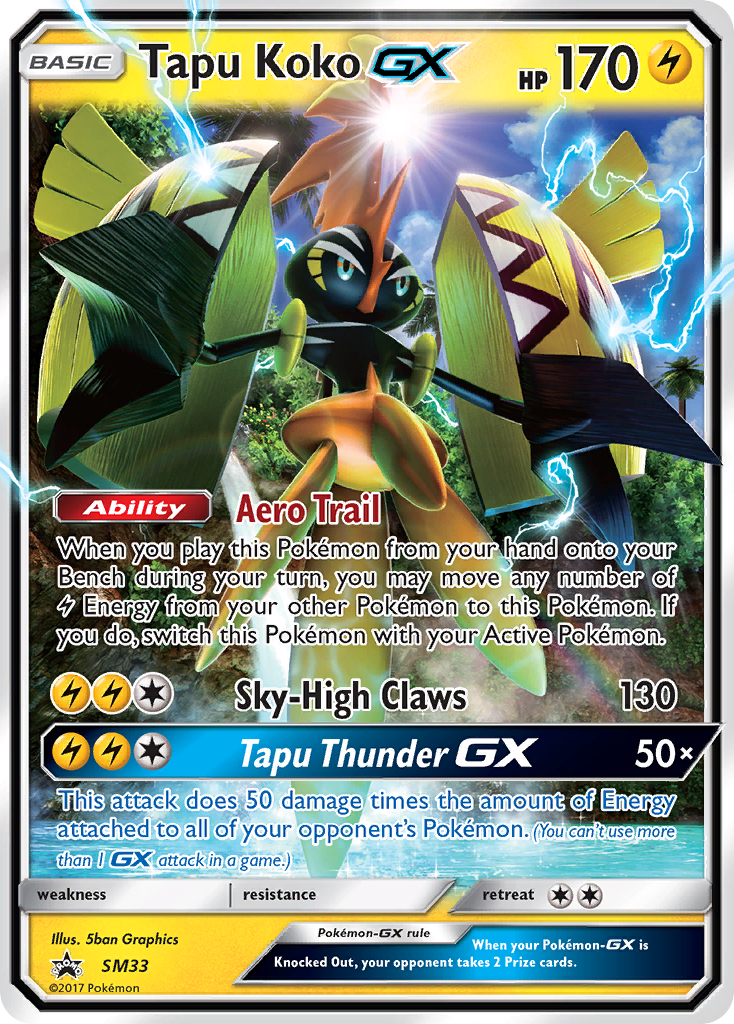 Tapu Koko-GX [SMP-SM33]
