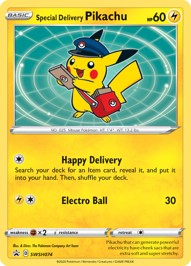 Special Delivery Pikachu [SWSHP-SWSH074]