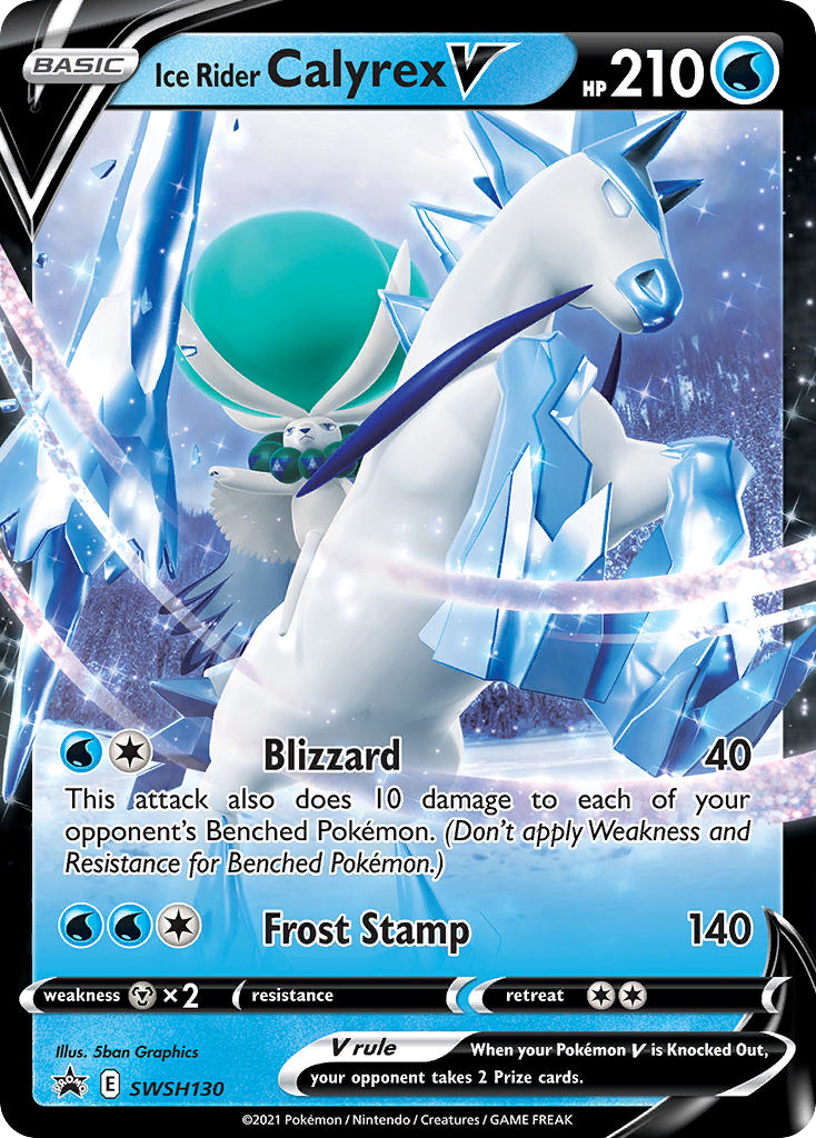 Ice Rider Calyrex V [SWSHP-SWSH130]