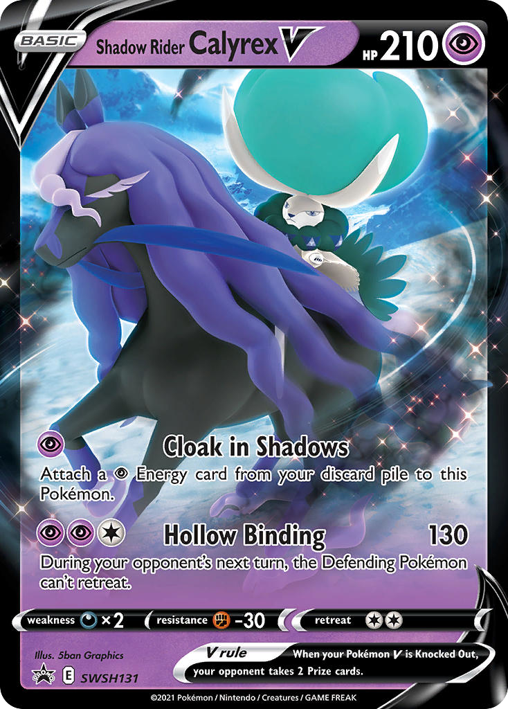 Shadow Rider Calyrex V [SWSHP-SWSH131]
