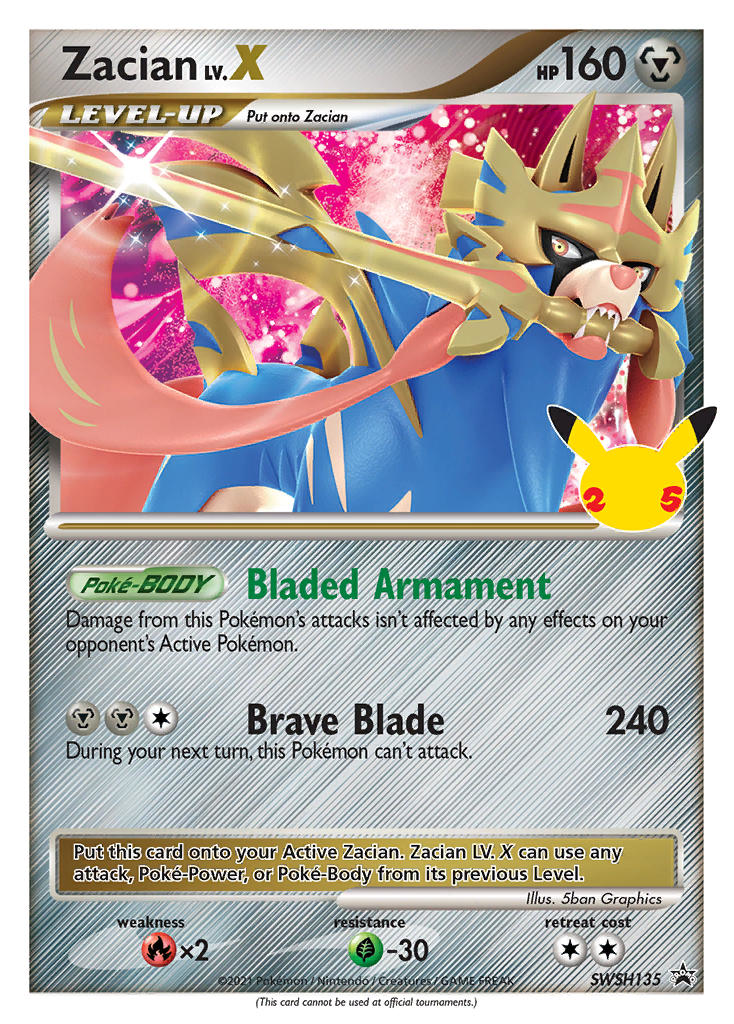 Zacian LV.X [SWSHP-SWSH135]