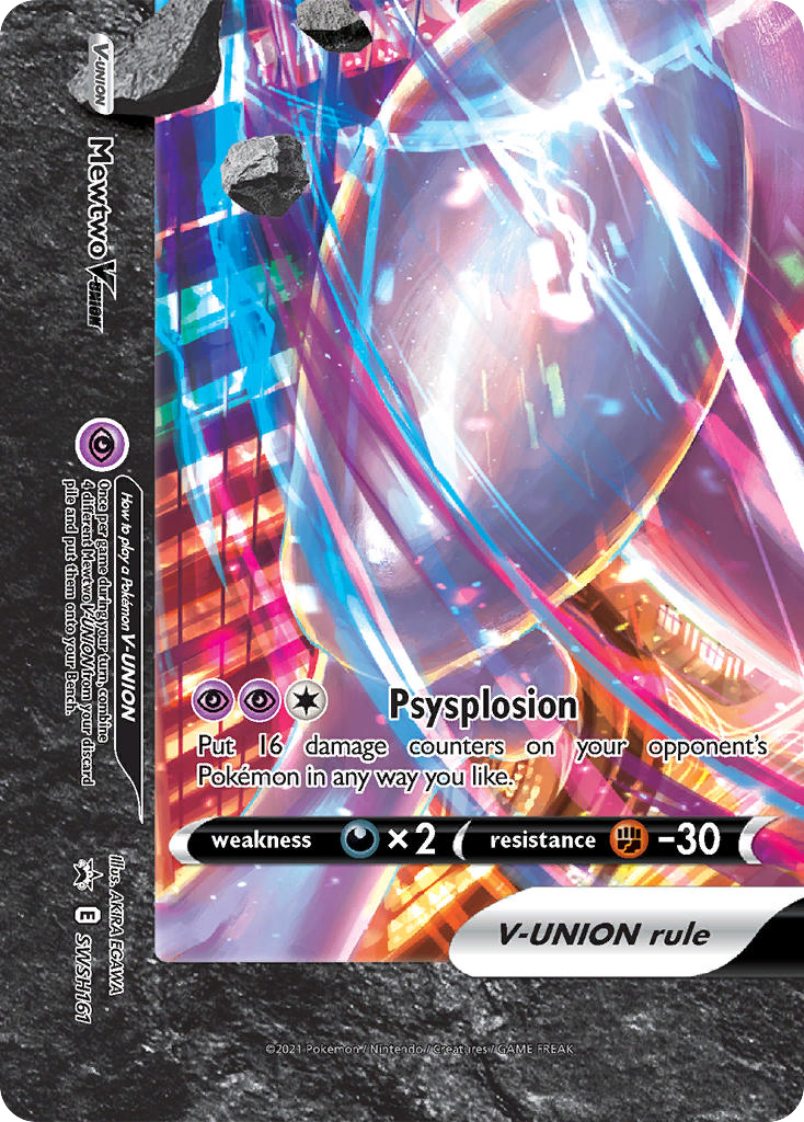 Mewtwo V-UNION [SWSHP-SWSH161]
