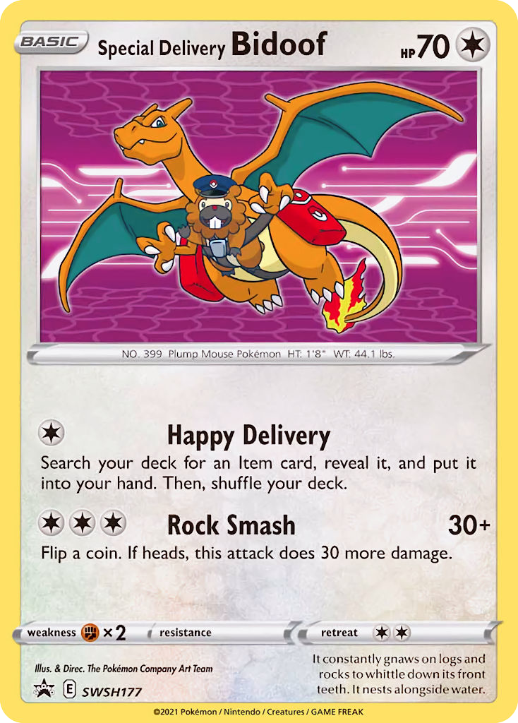 Special Delivery Bidoof [SWSHP-SWSH177]