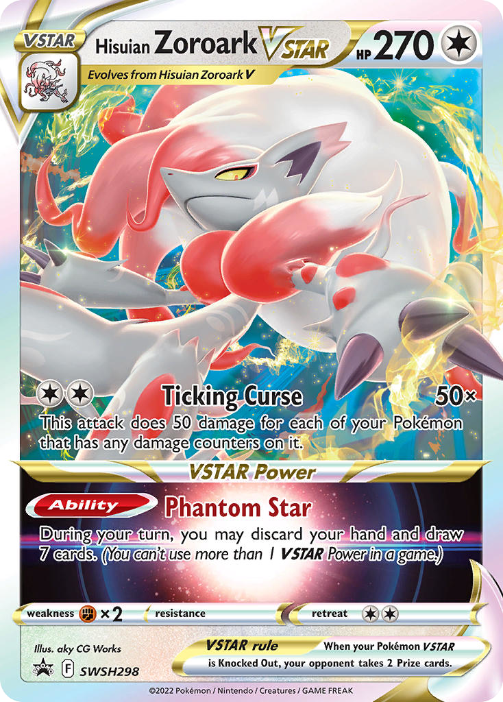 Hisuian Zoroark VSTAR [SWSHP-SWSH298]