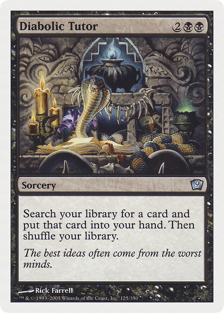 Diabolic Tutor [9ED-125]