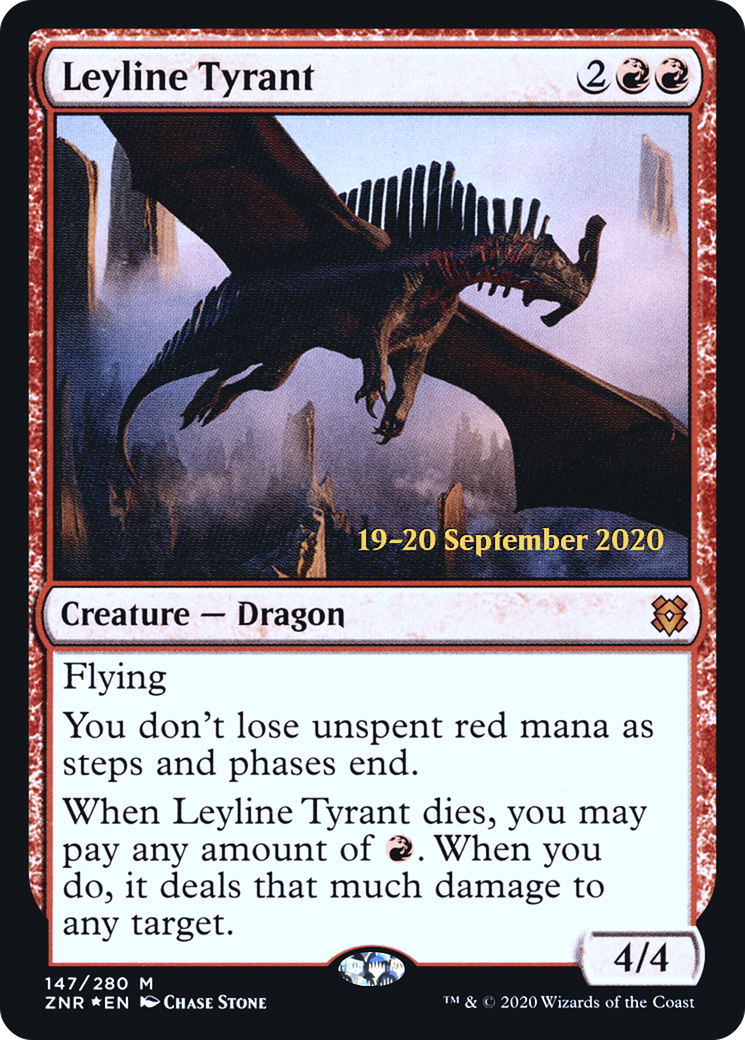 Leyline Tyrant - Prerelease Promo [PZNR-147s]