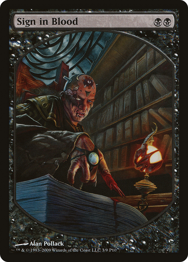 Sign in Blood - Full Art - Promo [P10-3]