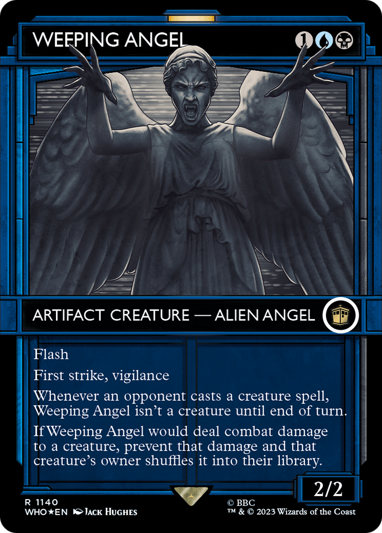 Weeping Angel - Borderless - Showcase - Surge Foil [WHO-1140]