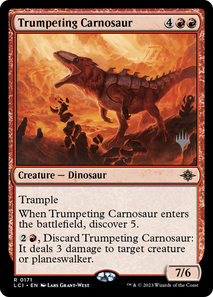 Trumpeting Carnosaur - Promo Pack [PLCI-171p]