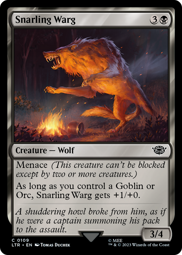 Snarling Warg [LTR-109]