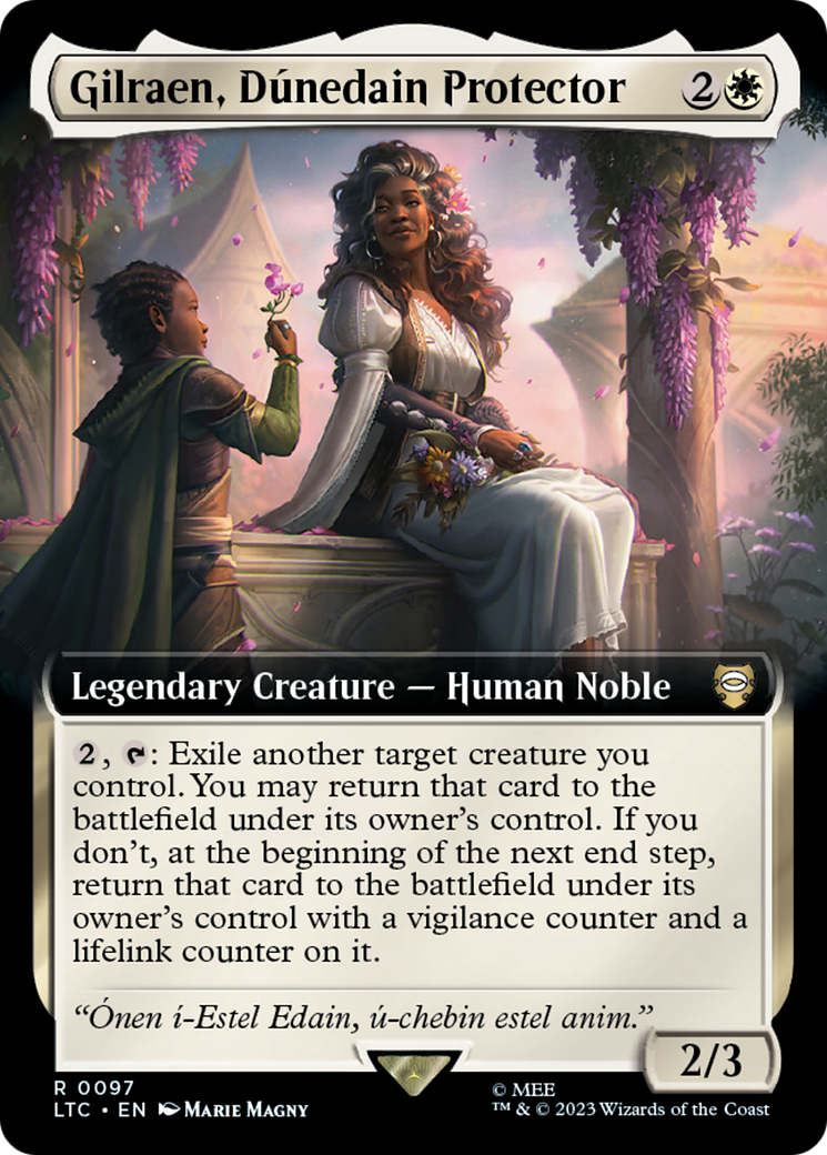 Gilraen, Dúnedain Protector - Extended Art [LTC-97]
