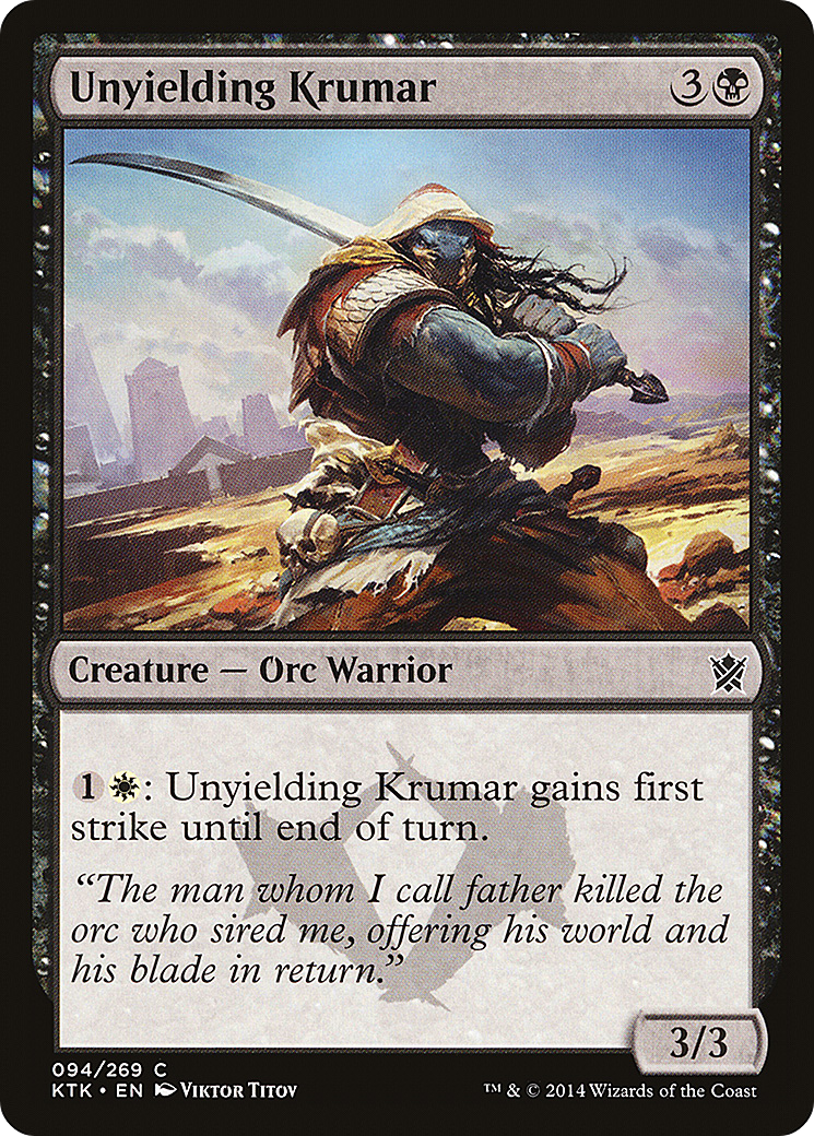 Unyielding Krumar [KTK-94]