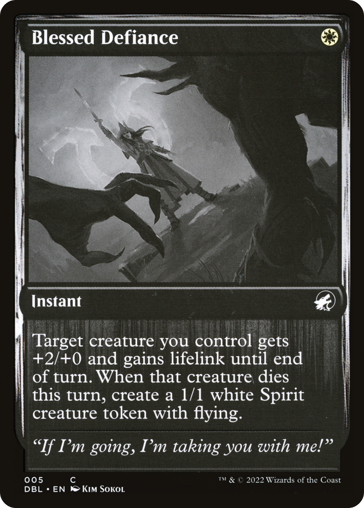Blessed Defiance [DBL-5]