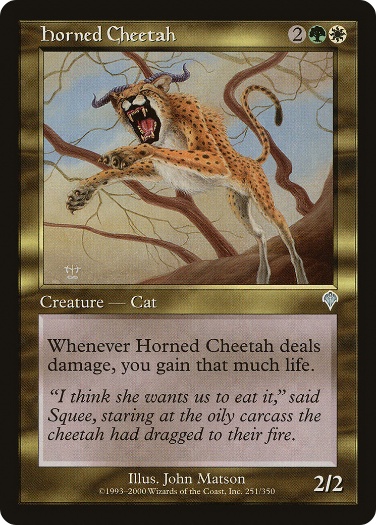 Horned Cheetah [INV-251]