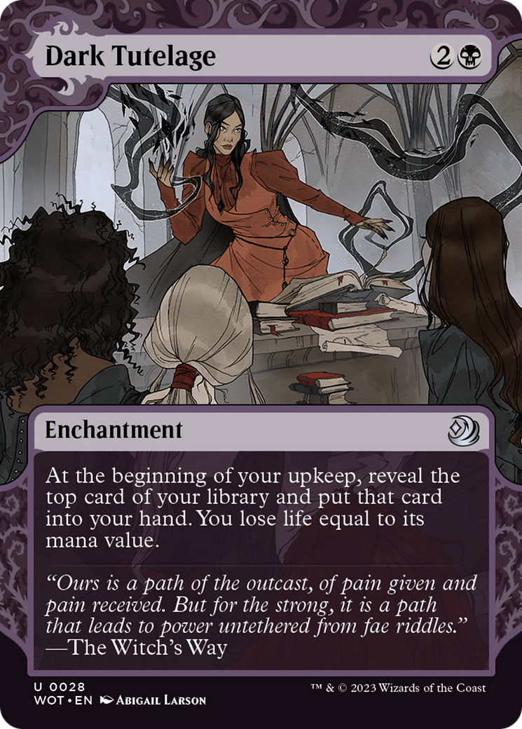 Dark Tutelage - Borderless - Showcase [WOT-28]