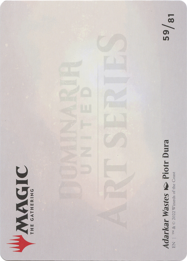Adarkar Wastes // Adarkar Wastes [ADMU-59]