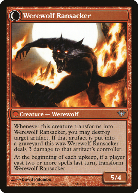 Afflicted Deserter // Werewolf Ransacker [DKA-81]