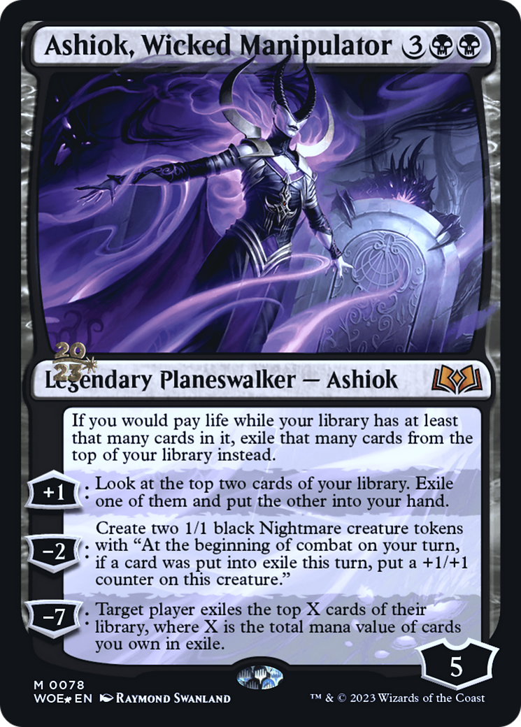 Ashiok, Wicked Manipulator - Prerelease Promo [PWOE-78s]