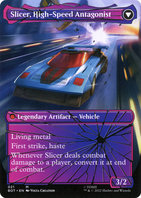 Slicer, Hired Muscle // Slicer, High-Speed Antagonist - Borderless [BOT-21]
