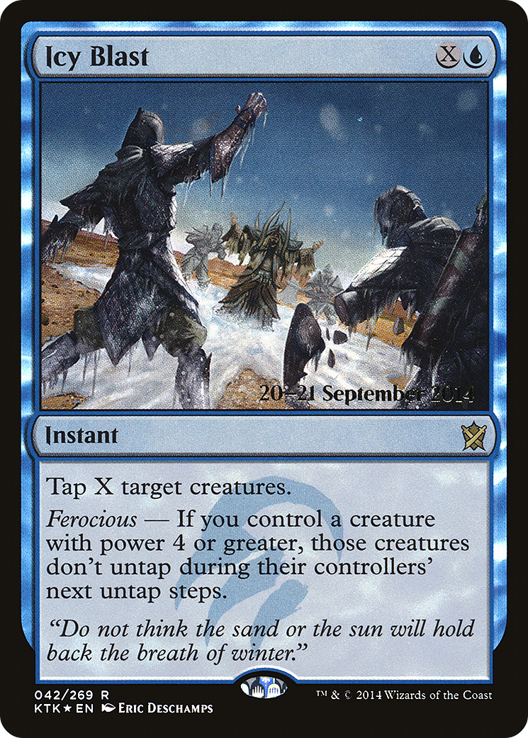 Icy Blast - Prerelease Promo [PKTK-42s]