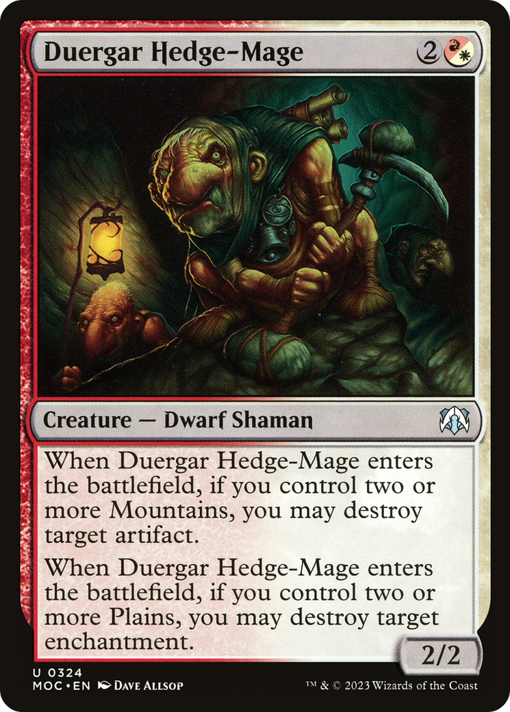 Duergar Hedge-Mage [MOC-324]